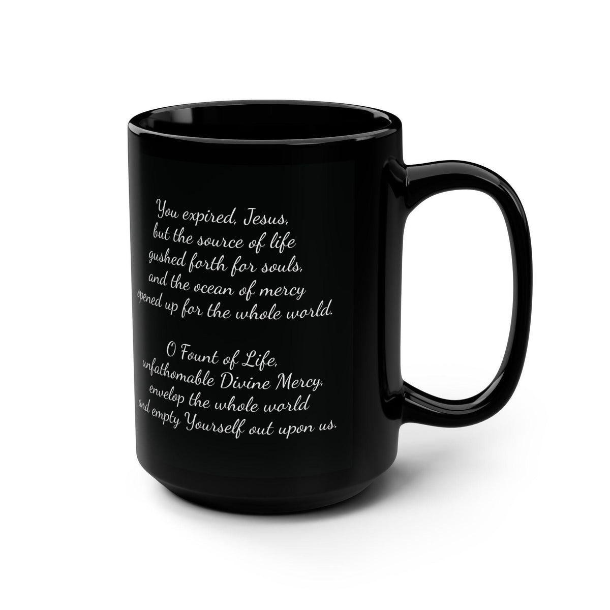 Divine Mercy Image 15oz Coffee Mug | Jesus I Trust in You
