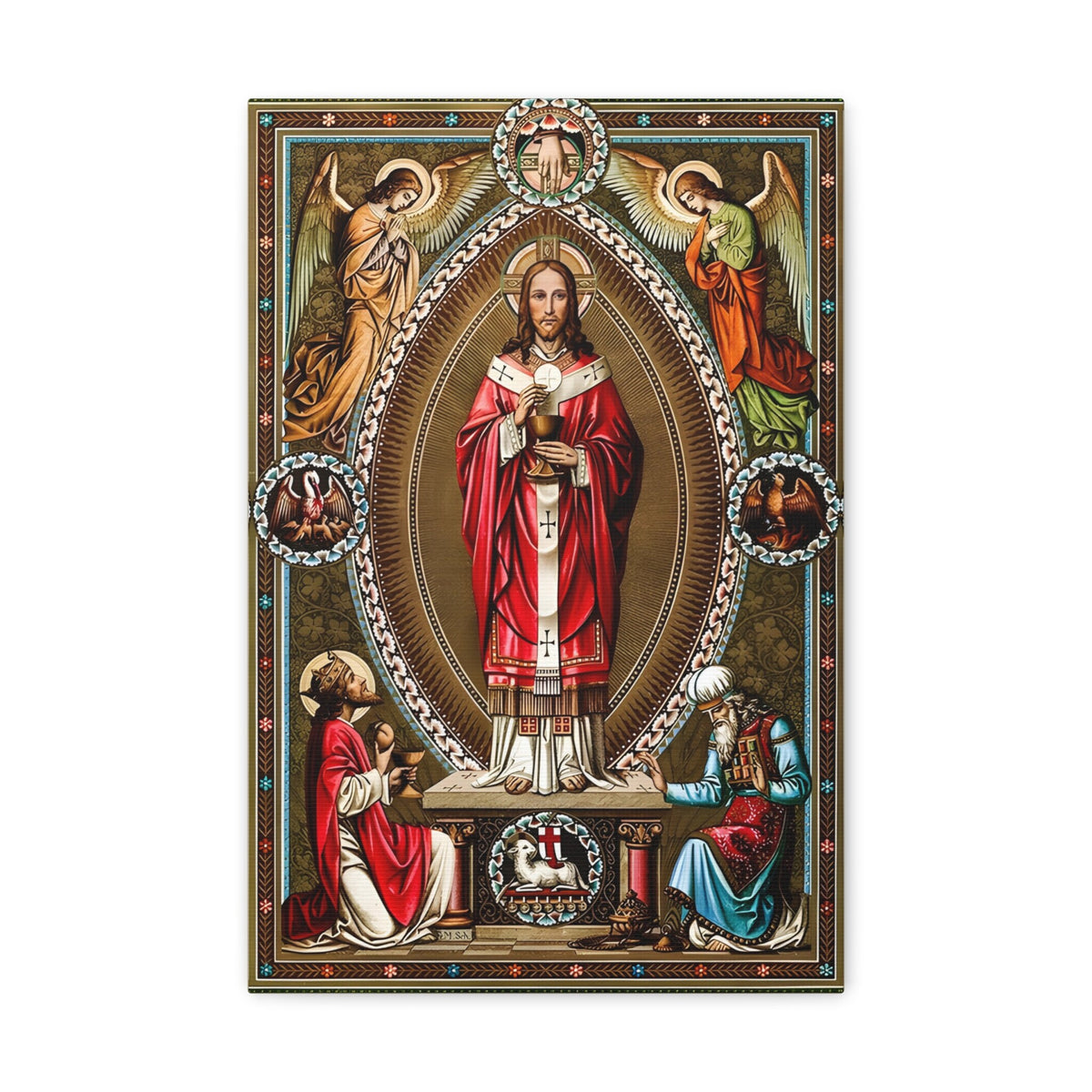 Jesus the High Priest Catholic Canvas Print