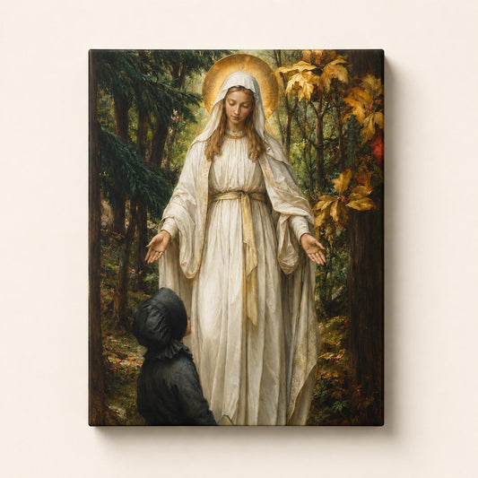 Our Lady of Champion canvas print — Catholic gift from Glory Be Gifts