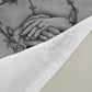 Personalized Wedding Tapestry – Catholic Rosary Heart Wall Art