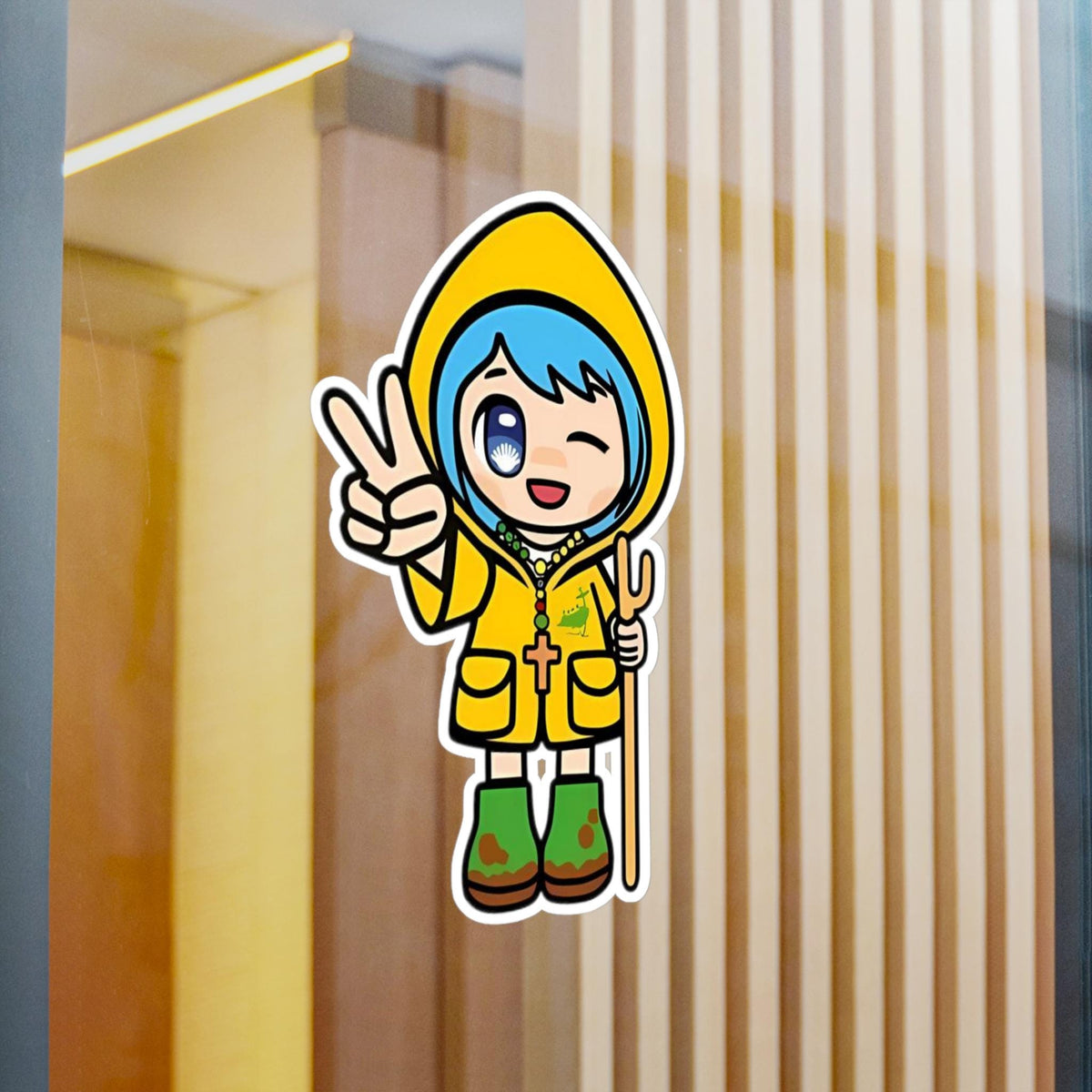 Luce Winking Jubilee Sticker | Waterproof Vinyl Decal
