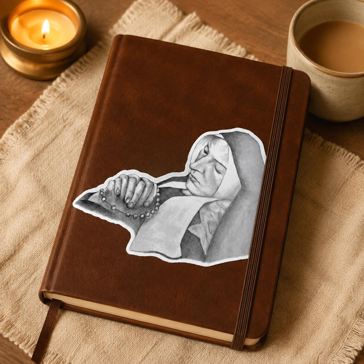 Saint Bernadette Sticker – Ars Deo Sacred Art