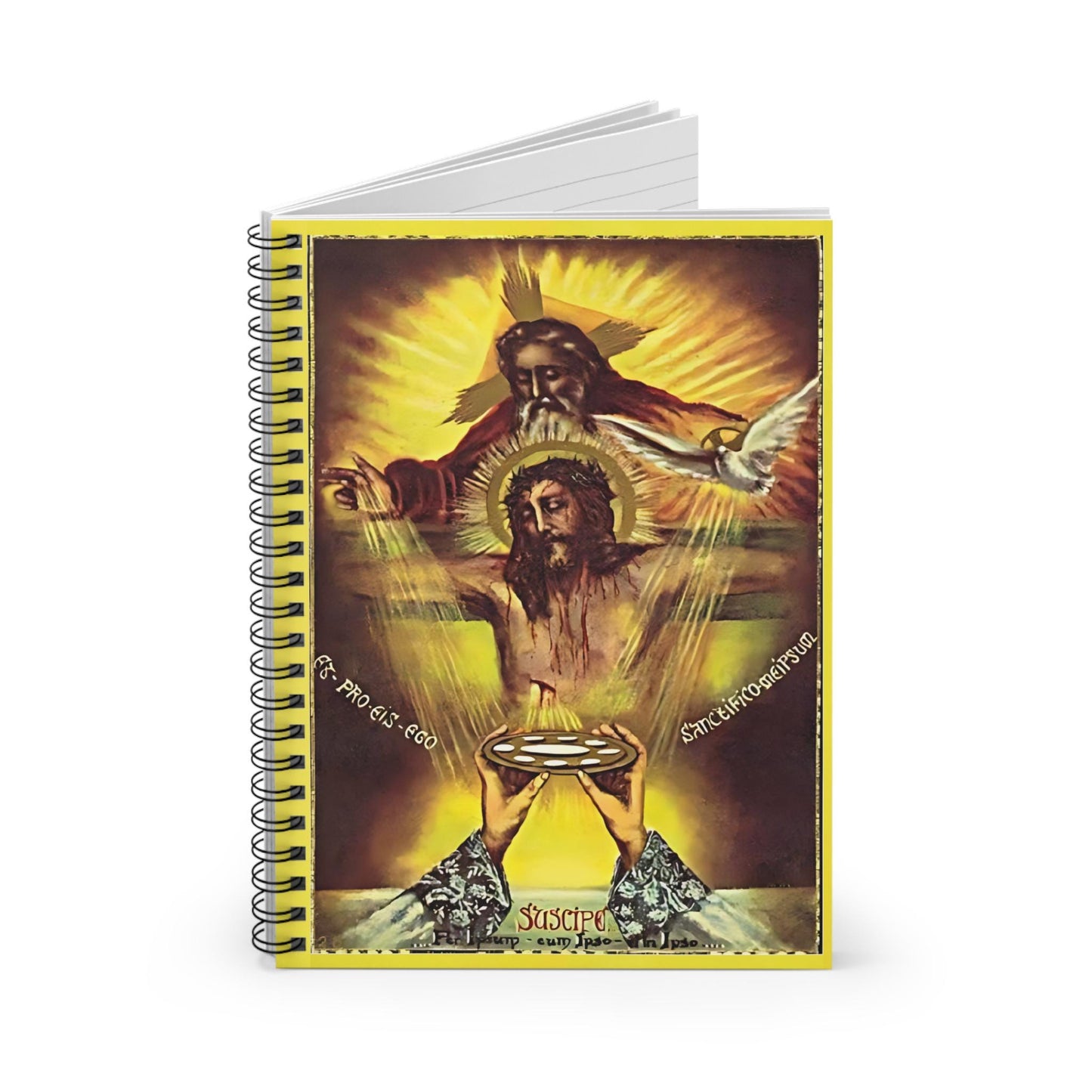 Eucharist Holy Trinity prayer Journal, Adoration Diary, Catholic Notebook Gift for wife, Catholic Wedding Gift, Anniversary Gift