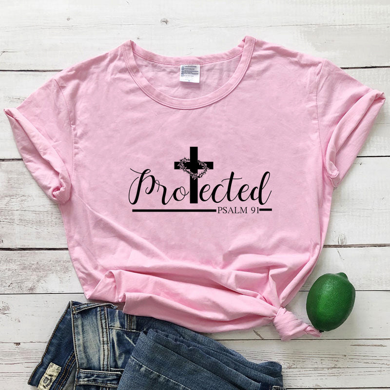 Protected by Jesus Women's Tee