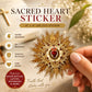 Sacred Heart of Jesus sticker — additional product photo