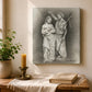 Baptism of Christ canvas print, sacred art sketch of John the Baptist and Jesus by Brian Kelliher — Catholic gift from Glory Be Gifts – view 4