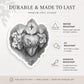 Three Hearts sticker of the Holy Family — Sacred Heart of Jesus, Immaculate Heart of Mary, Chaste Heart of Joseph — sacred art by Brian Kelliher, Catholic gift from Glory Be Gifts – view 4