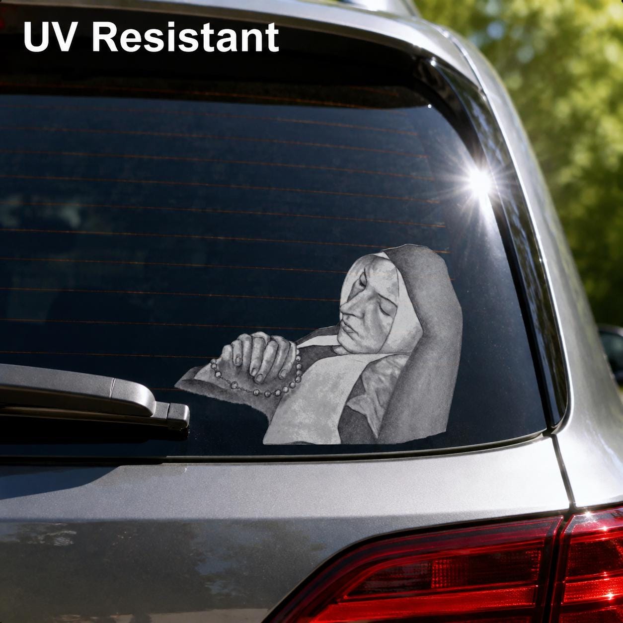 Saint Bernadette sticker — additional product photo