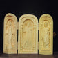 Holy Family Boxwood Altar Statue, Jesus Mary Joseph