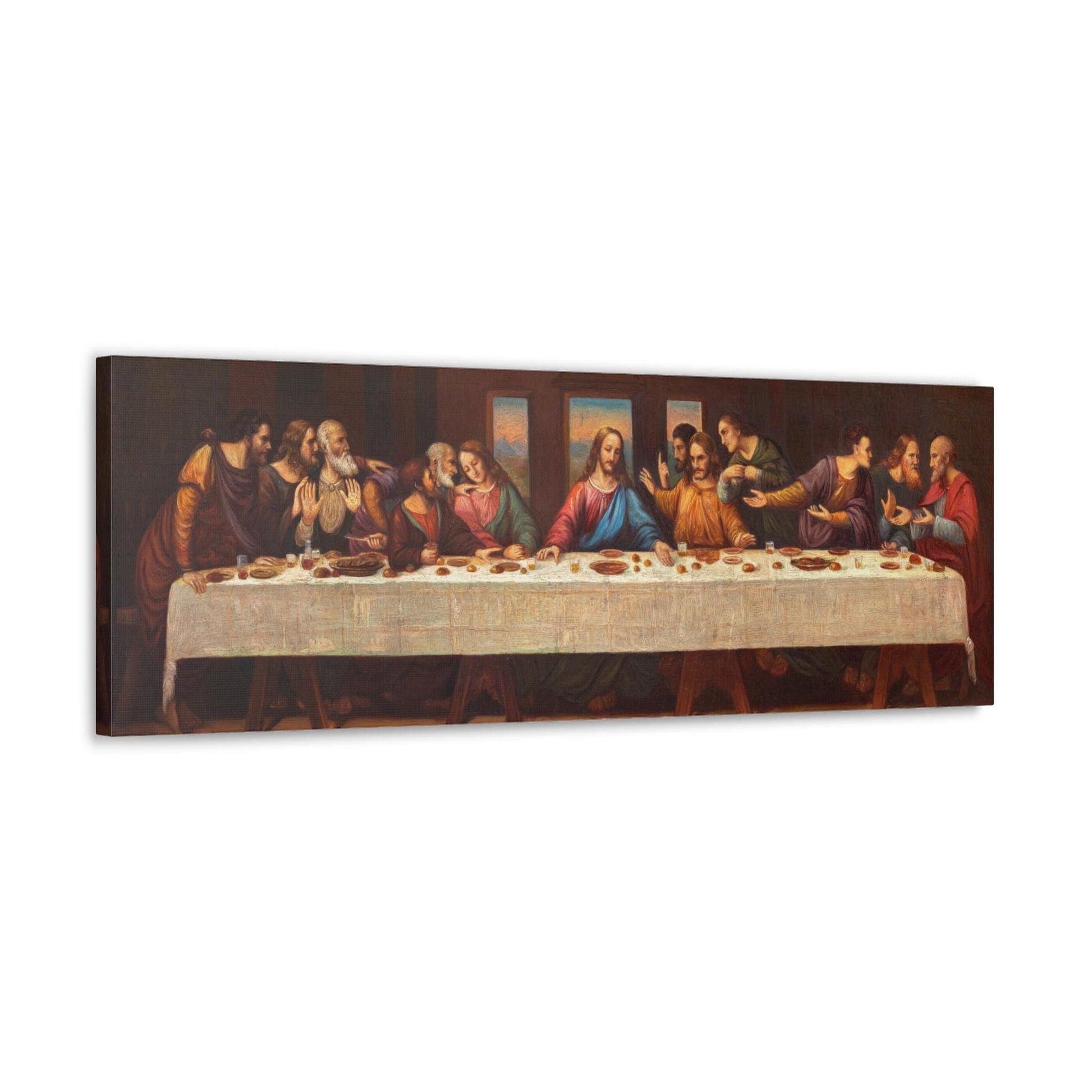 The Last Supper canvas print, Leonardo da Vinci Eucharist artwork — Catholic gift from Glory Be Gifts – view 4