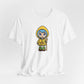 Luce Unisex Tee featuring the Catholic Jubilee Year mascot — Catholic gift from Glory Be Gifts – view 3