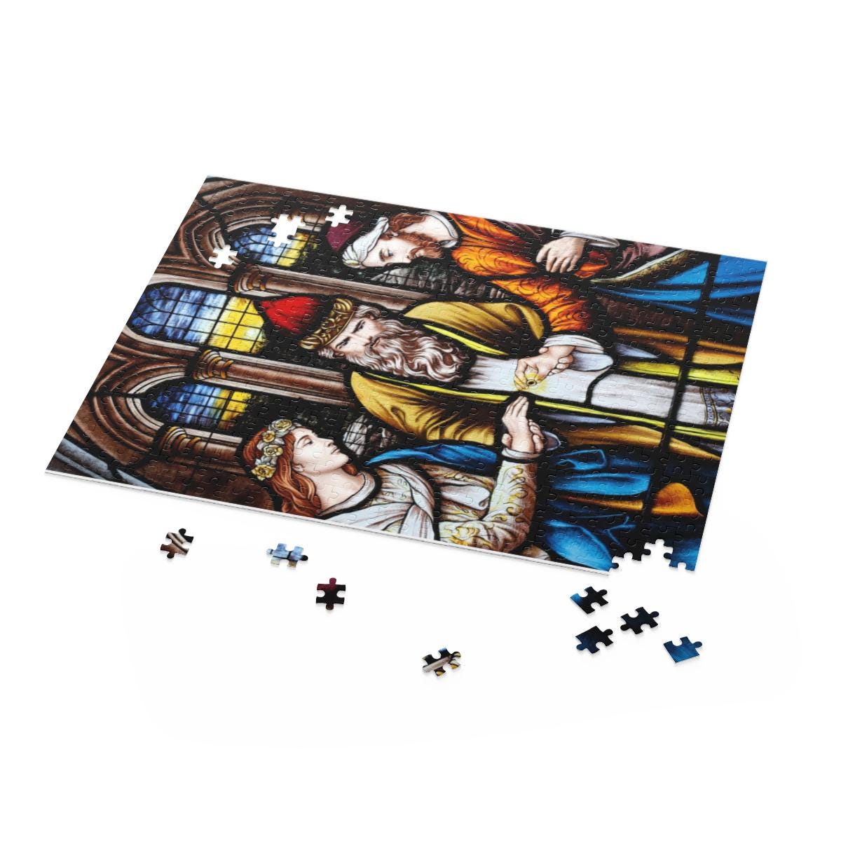 Mary and Joseph Wedding Stained Glass Puzzle