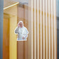 Pope Francis Waving Vinyl Decal Sticker