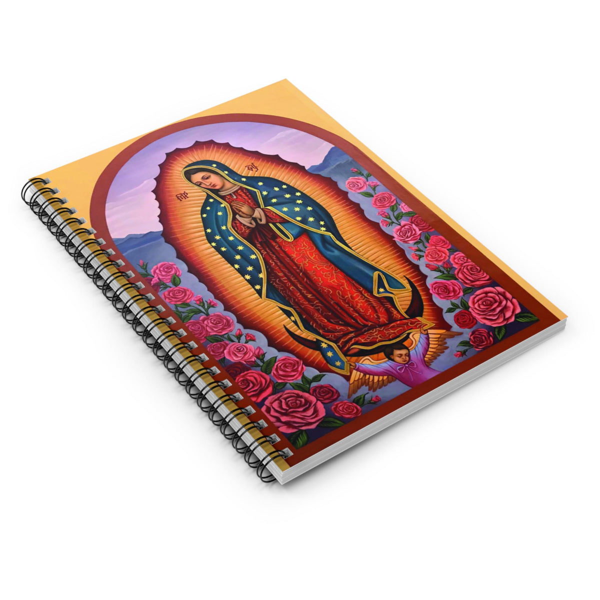 Virgin of Guadalupe Spiral Notebook | Faith Journal Gift