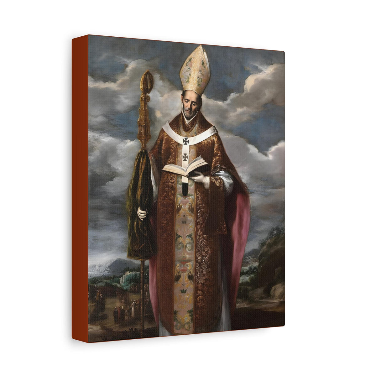 Saint Gregory Nazianzen Portrait Canvas, Confirmation Gift