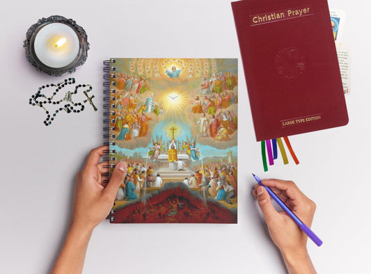 The Holy Mass Catholic Communion of the Saints Notebook, Adoration Journal, Birthday Confirmation Gift for teen wife husband, TLM Tridentine