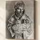 Saint Francis with Lamb canvas print — Catholic gift from Glory Be Gifts