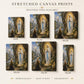 Our Lady of Lourdes canvas print, apparition to St. Bernadette at the grotto — Catholic gift from Glory Be Gifts – view 2
