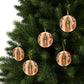 Our Lady of Guadalupe Catholic Glass Christmas Ornament, Mary Queen of Heaven Christmas Tree Trimming, Patronnes of America