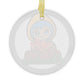 Luce Catholic Jubilee Mascot Glass Ornament