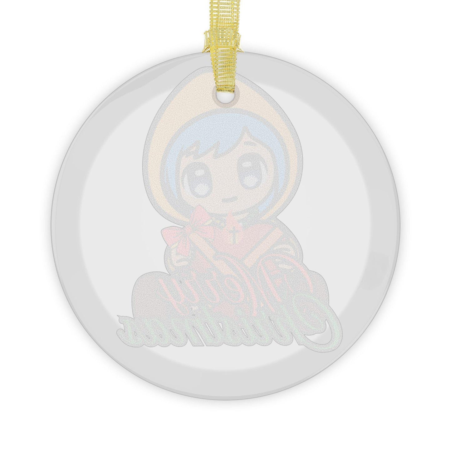 Luce Catholic Jubilee Mascot Glass Ornament