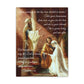 Catholic wedding gift canvas — Catholic gift from Glory Be Gifts