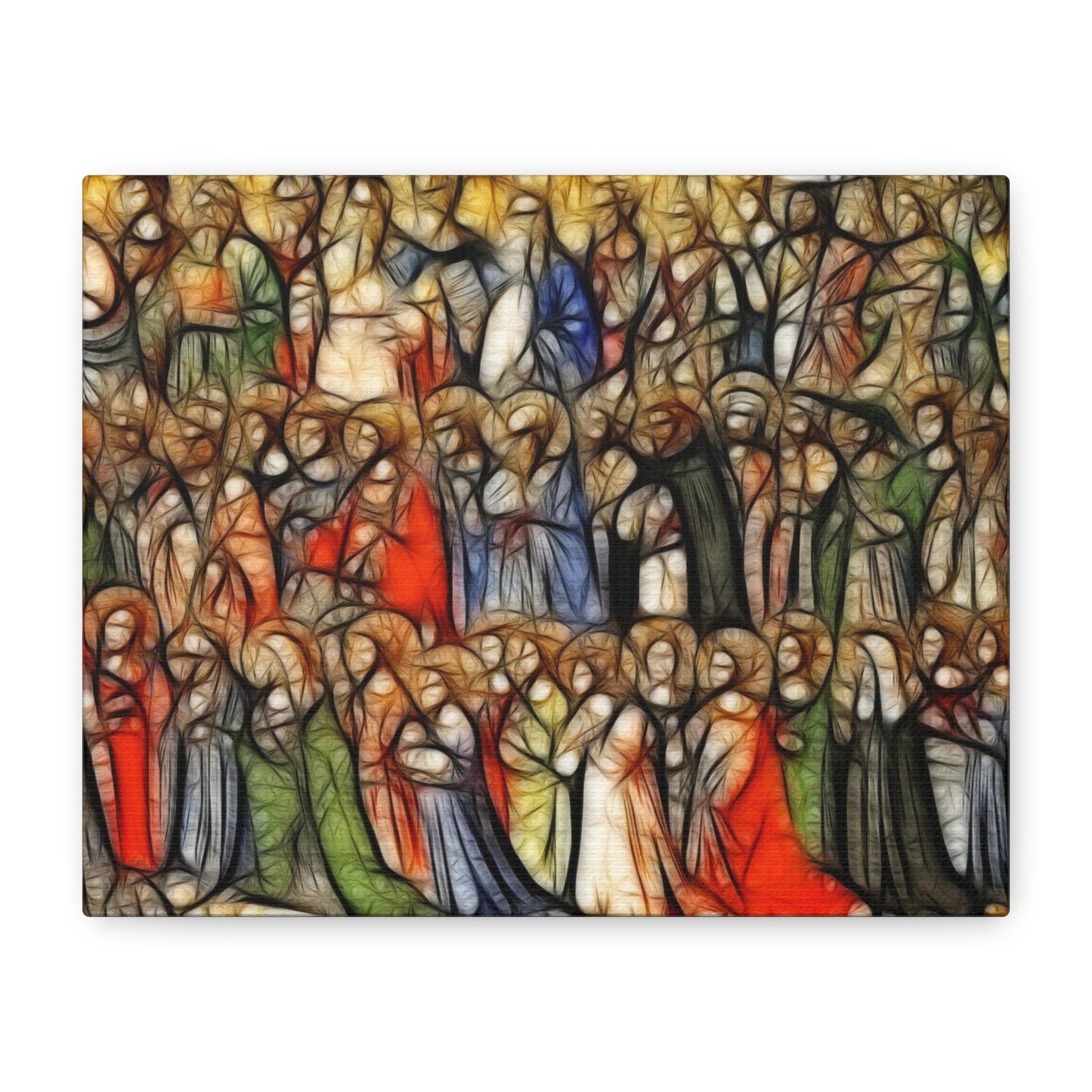 All Saints Day Watercolor Canvas – Catholic Art