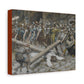St. Simon of Cyrene Canvas, Stations of the Cross Art