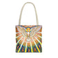 Holy Spirit mosaic tote bag, Pentecost dove artwork shoulder bag — Catholic gift from Glory Be Gifts – view 10