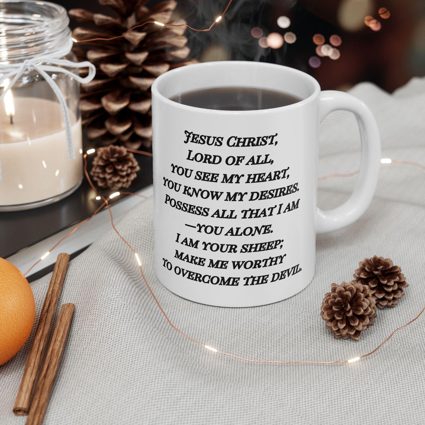 Saint Agatha Quote Catholic Mug