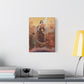 St. Thérèse of Lisieux The Little Flower Canvas Print, Catholic Saint Artwork for Christmas Gift for mom wife daugther, confirmation saint