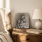 Saint Francis with Lamb Canvas Print – Brian Keliher Sacred Art