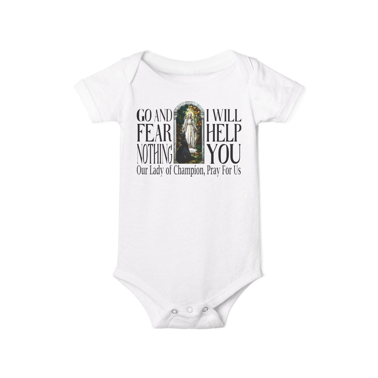 Our Lady of Champion Catholic Tee, Champion Wisconsin Shrine