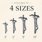 Catholic Crucifix Sticker Jesus Christ Pope JPII Ars Deo Sacred Art by Brian J Kelliher Vinyl Decal Catholic Gift Car Laptop Waterbottle