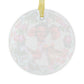 Saint Gianna Catholic Glass Christmas Ornament, Nurse Gift
