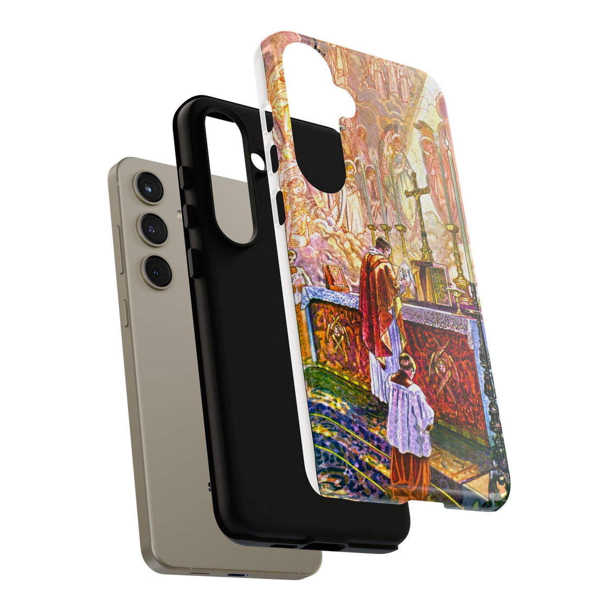Catholic Mass Tough Phone Case, Protective Cover