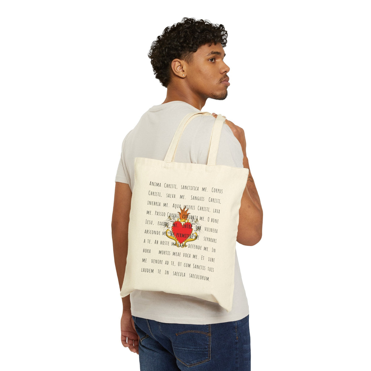 Anima Christi prayer tote bag — additional product photo