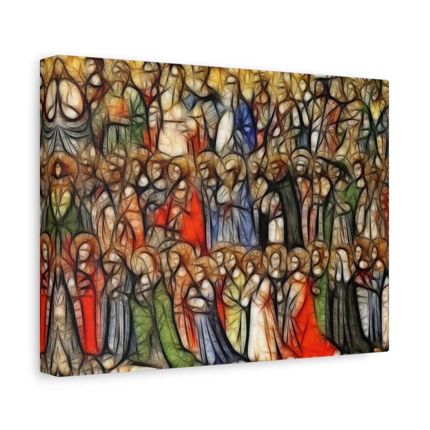 All Saints Day Watercolor Canvas – Catholic Art