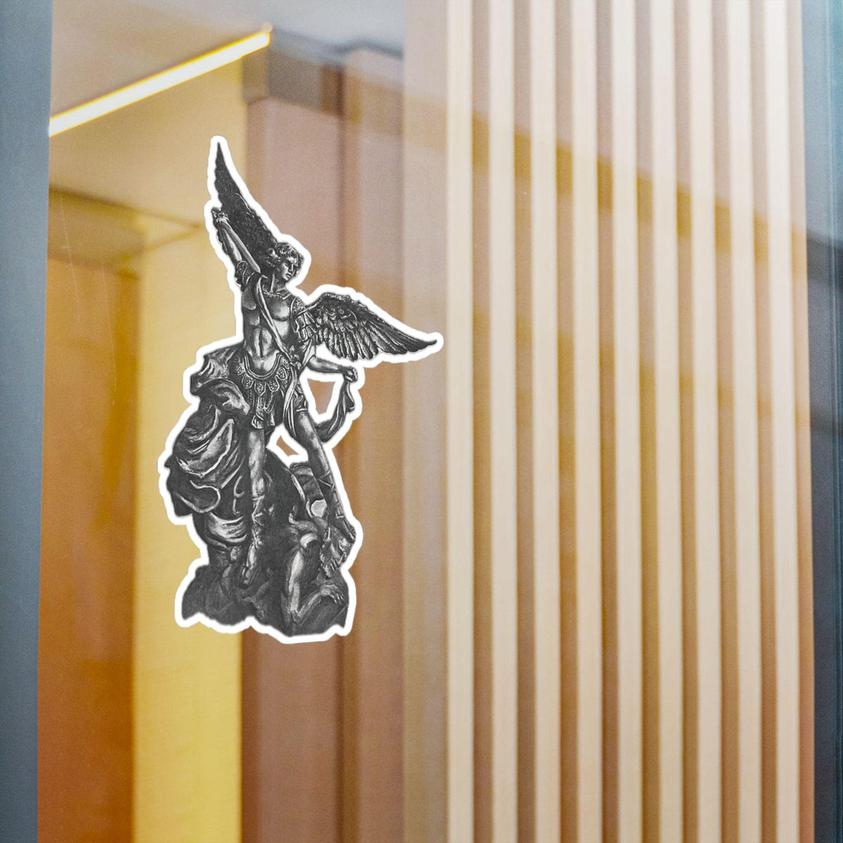 St Michael Archangel Die Cut Sticker, Catholic Faith Decal