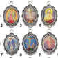 Blessed Sacrament Adoration Earrings, Catholic Medal Gift