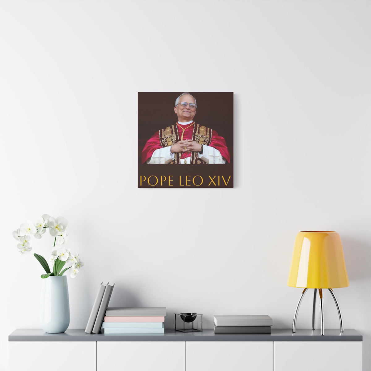 Pope Leo XIV Catholic Wall Decor | Robert Francis Prevost Gift