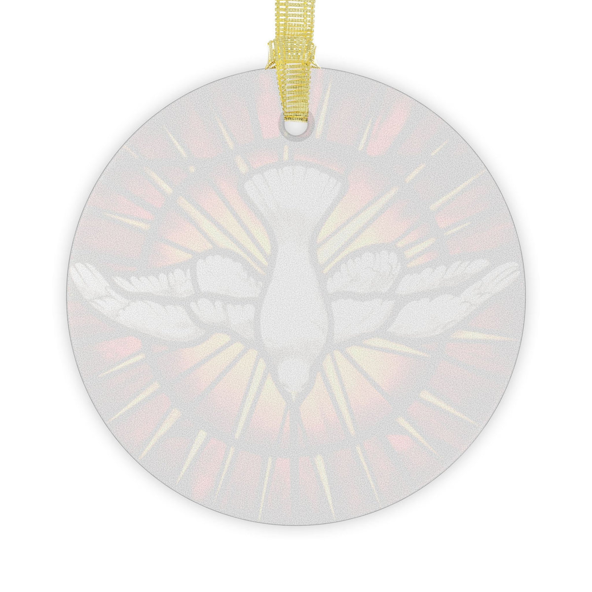 St Peter's Basilica Holy Spirit Glass Ornament, Confirmation Gift