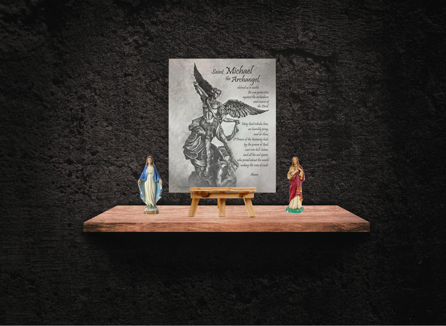 Saint Michael Archangel Catholic Canvas