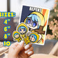 Funny Luce Jubilee Year mascot sticker, waterproof vinyl decal — Catholic gift from Glory Be Gifts