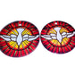 St Peter's Basilica Holy Spirit Glass Ornament, Confirmation Gift