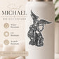 St Michael Archangel Die Cut Sticker, Catholic Faith Decal
