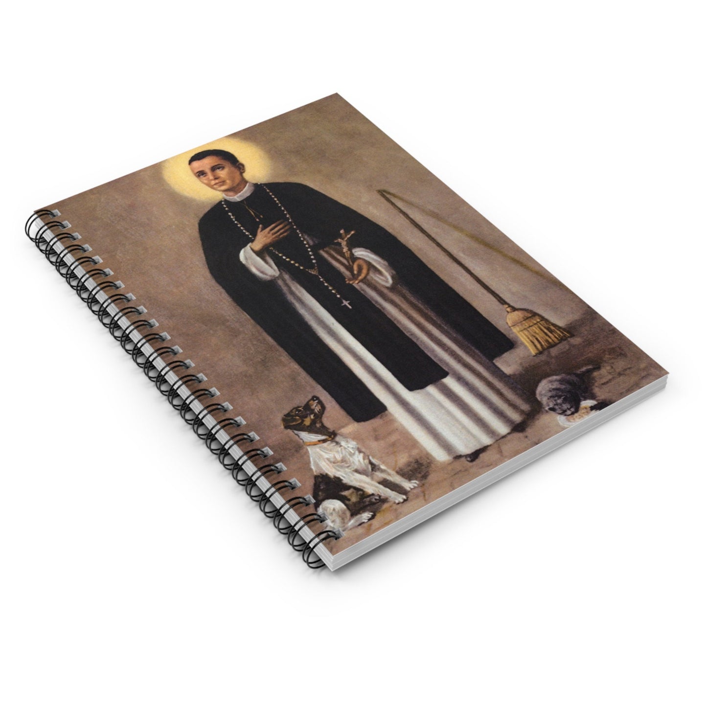 Saint Martin De Porres Catholic Notebook, November Saint Gift Idea, Traditional Catholic. Adoration Journal, Christian Diary
