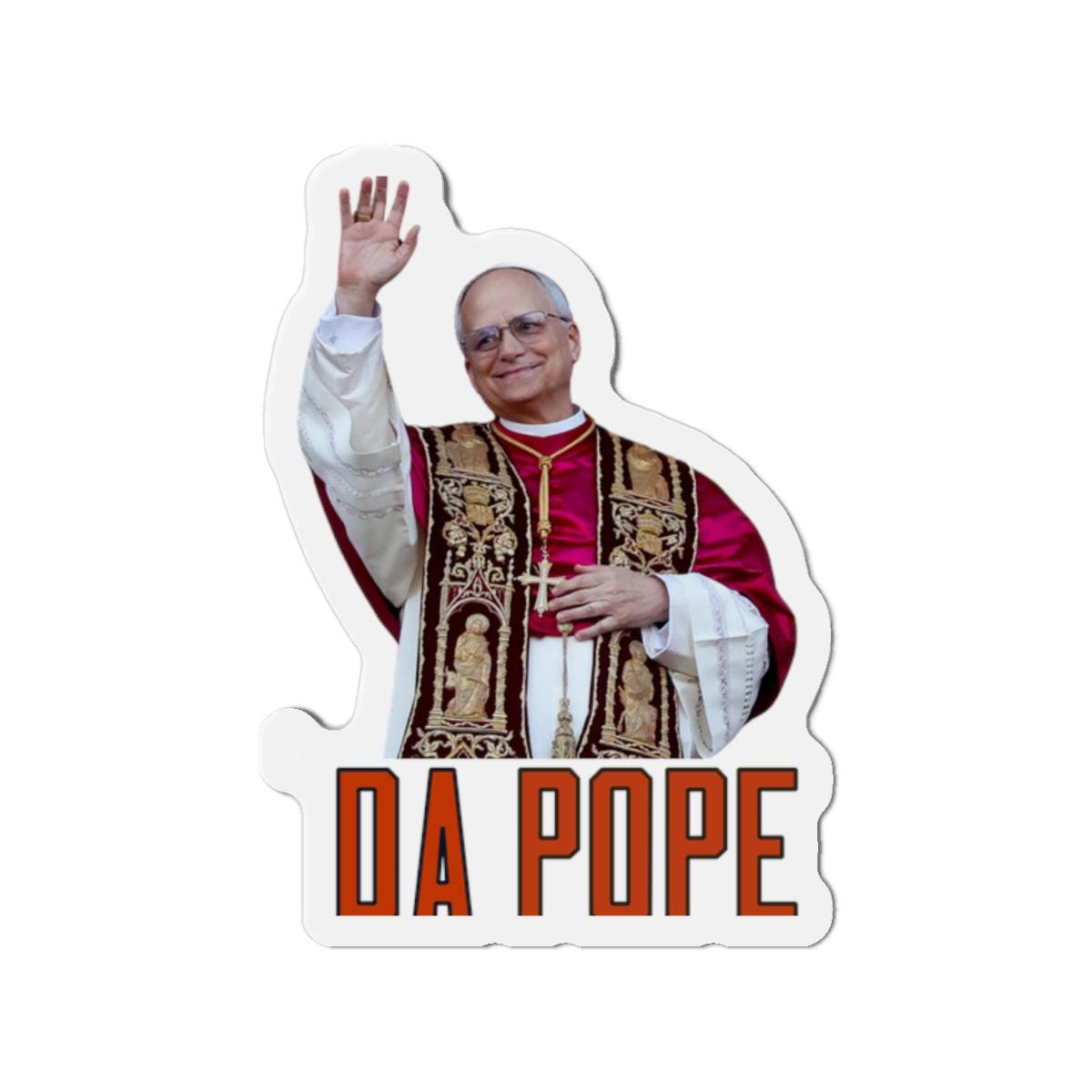 Da Pope Leo XIV Chicago Magnet, Catholic Car Fridge Gift