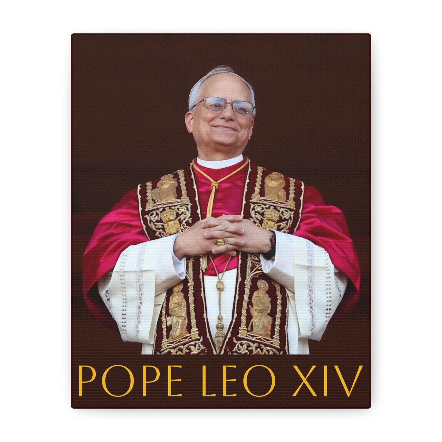 Pope Leo XIV Catholic Wall Decor | Robert Francis Prevost Gift