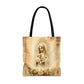 Virgin Mary Tote Bag, Catholic Gift for Women, Religious Shoulder Bag, Our Lady Canvas Tote, Christian Faith Gift, Church Bag for Her
